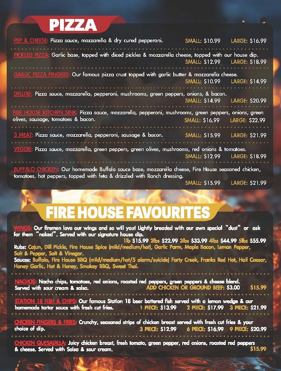 Menu Fire House Bar And Grill-4