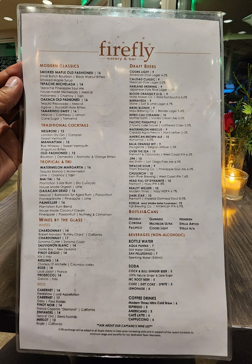 Menu Firefly Eatery & Bar-3