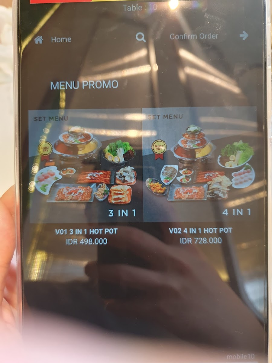 Menu Firepot - Golf Island Pik-5