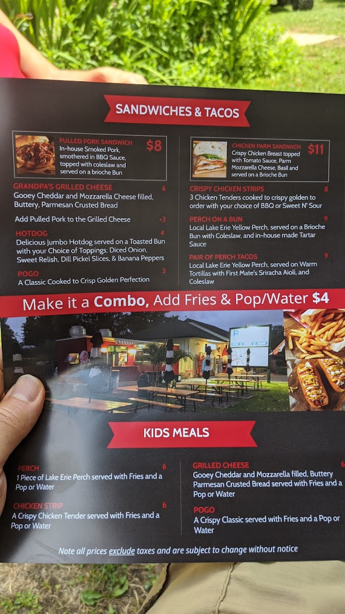Menu First Mate's-2