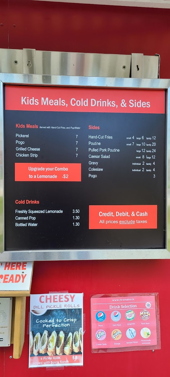 Menu First Mate's-8