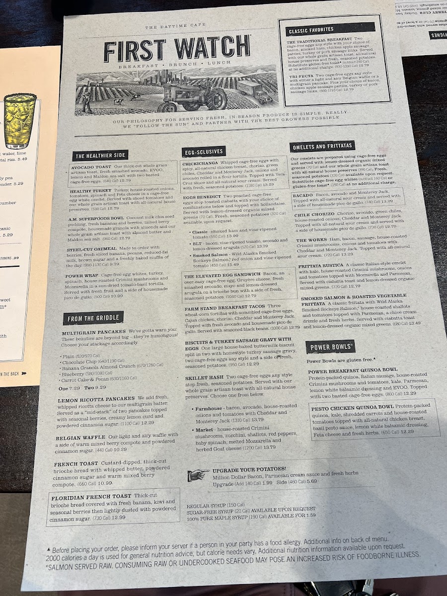 Menu First Watch-1