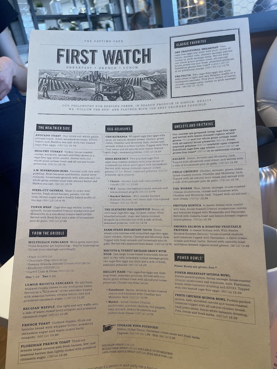 Menu First Watch-7