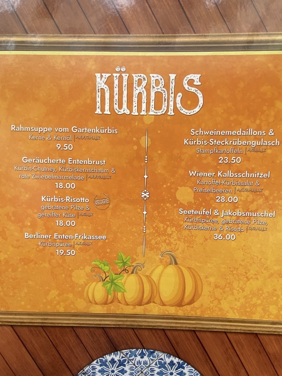 Menu Fischer & Lustig-4