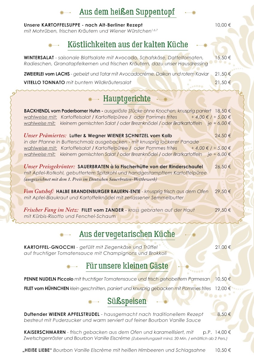 Menu Fischerhütte Am Schlachtensee-4