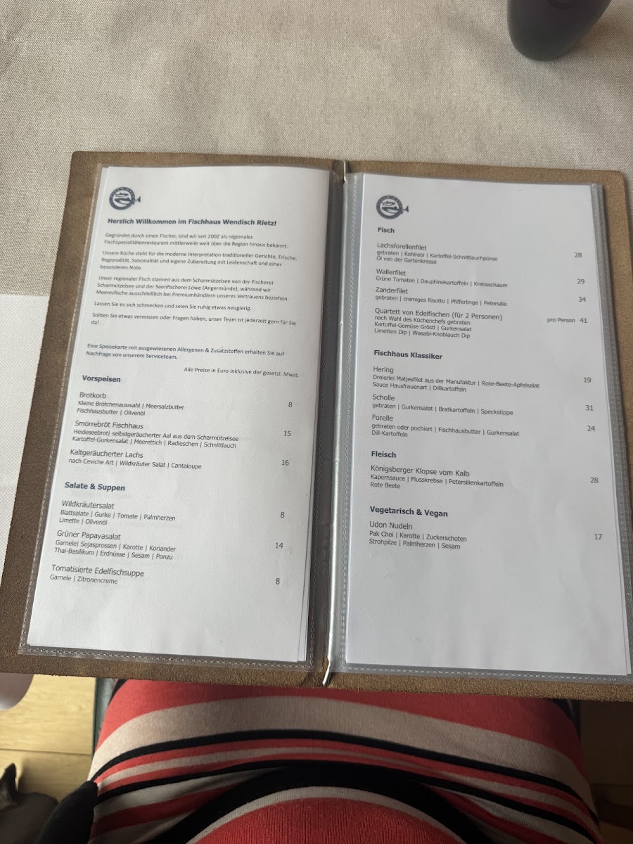Menu Fischhaus Wendisch Rietz Hotel & Restaurant-3