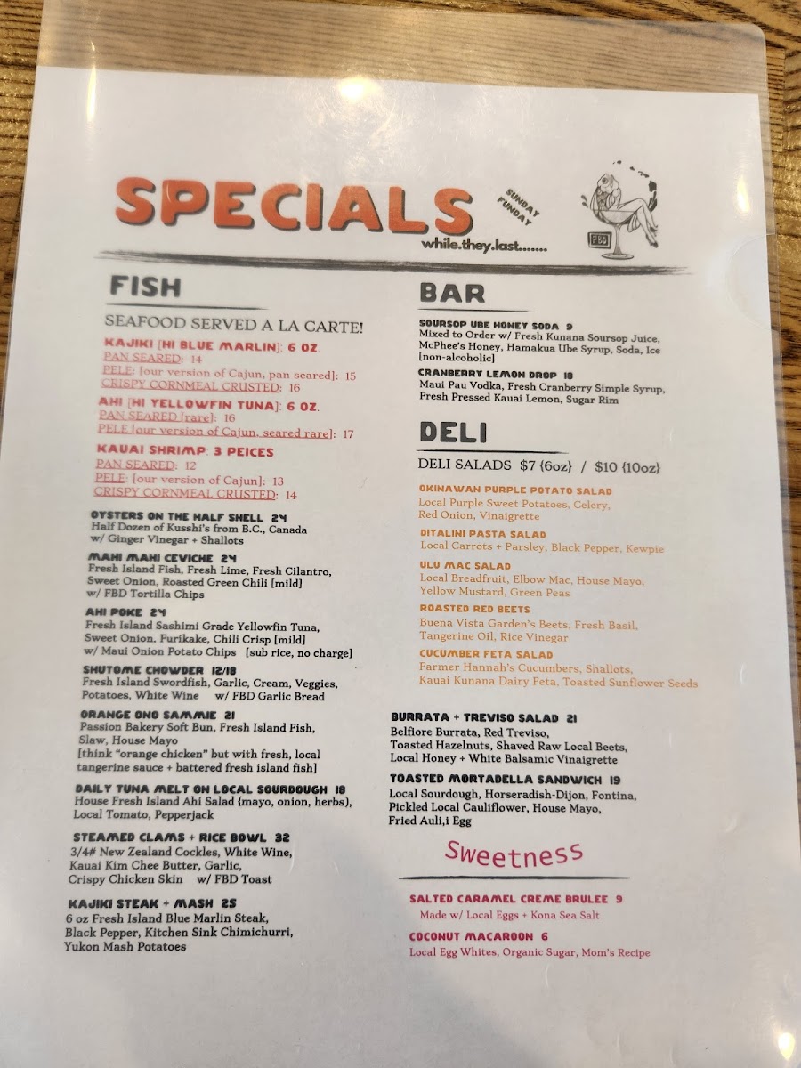 Menu Fish Bar Deli-10