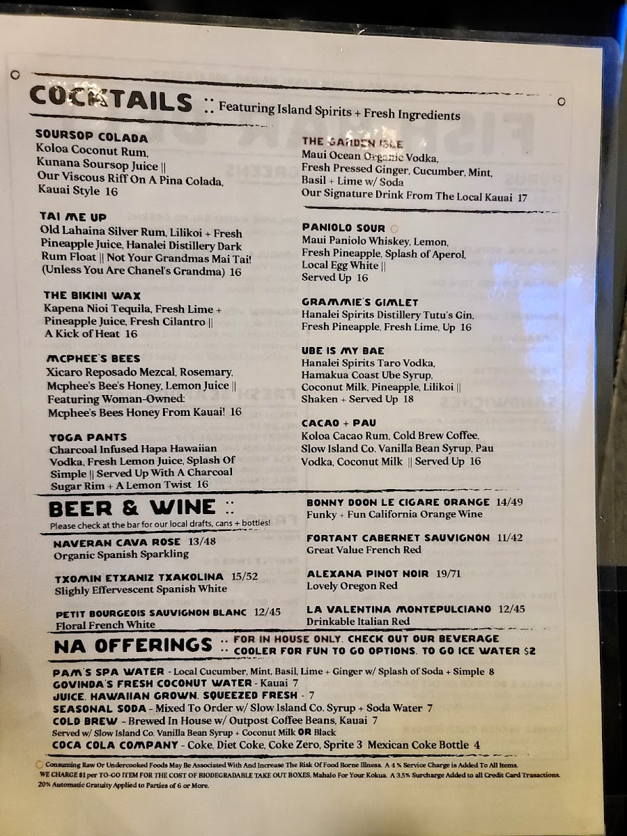 Menu Fish Bar Deli-3