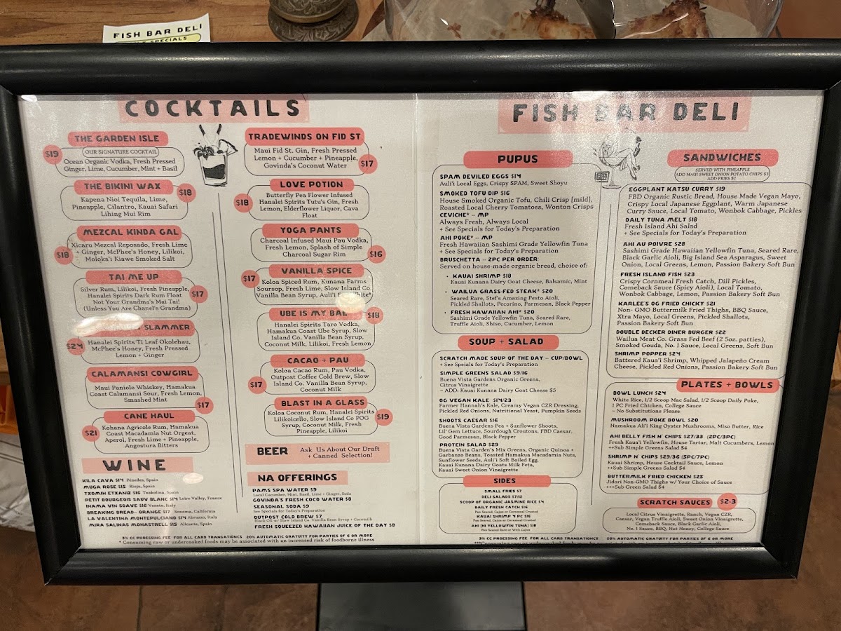 Menu Fish Bar Deli-4
