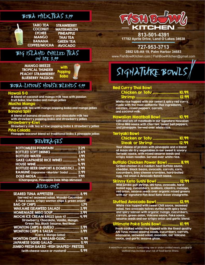Menu Fish Bowl Kitchen-4