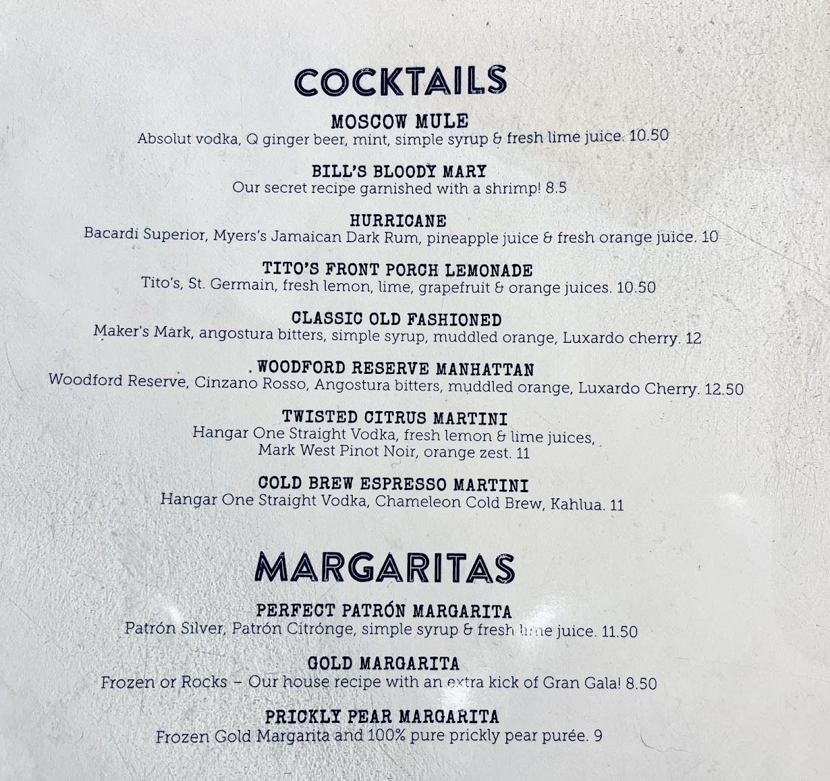 Menu Fish City Grill - Northwoods-10