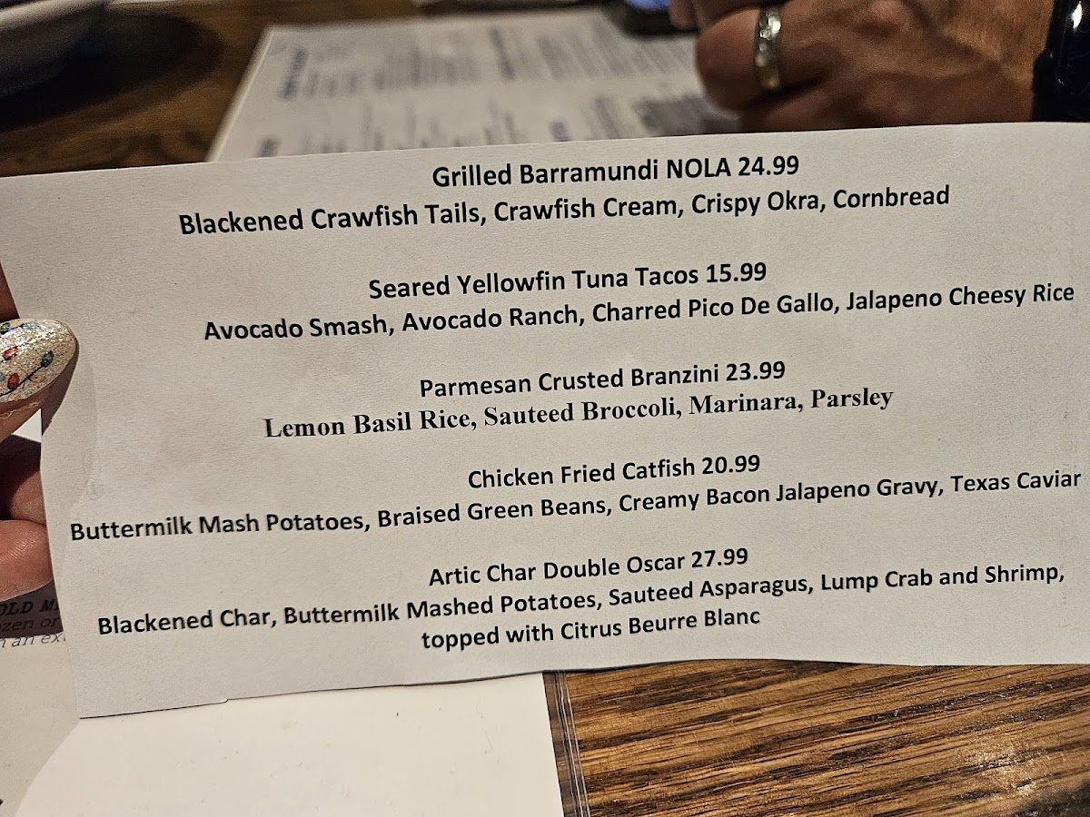 Menu Fish City Grill - Northwoods-6