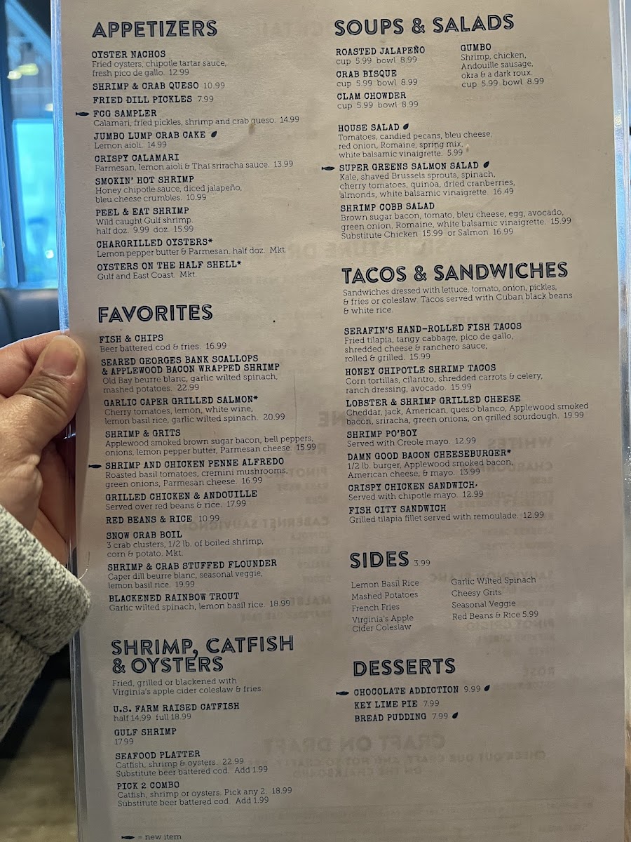 Menu Fish City Grill-8