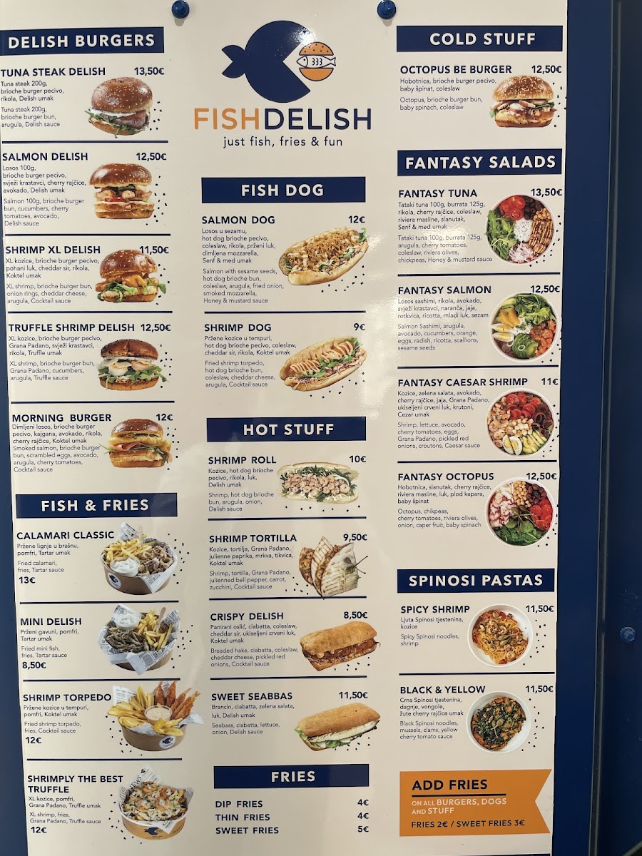 Menu Fish Delish Makarska-2