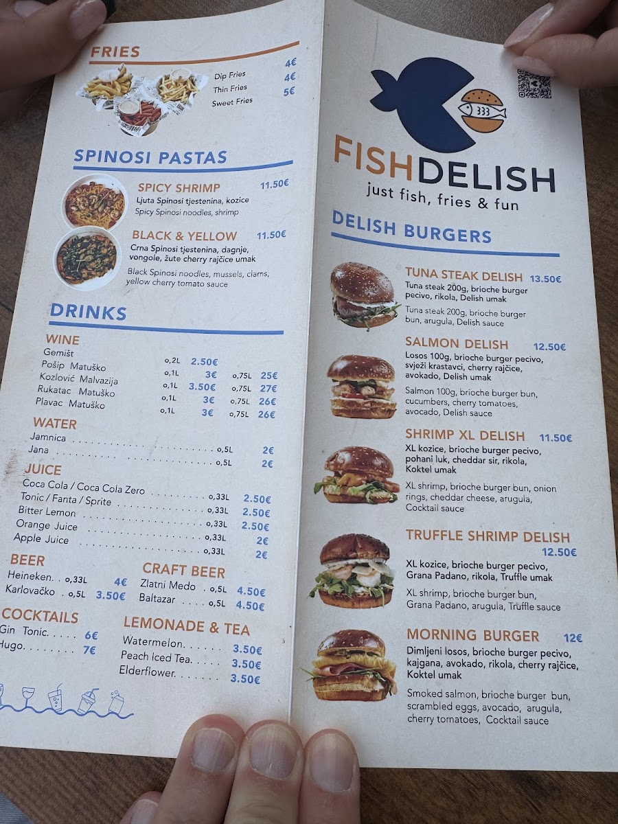 Menu Fish Delish Makarska-7