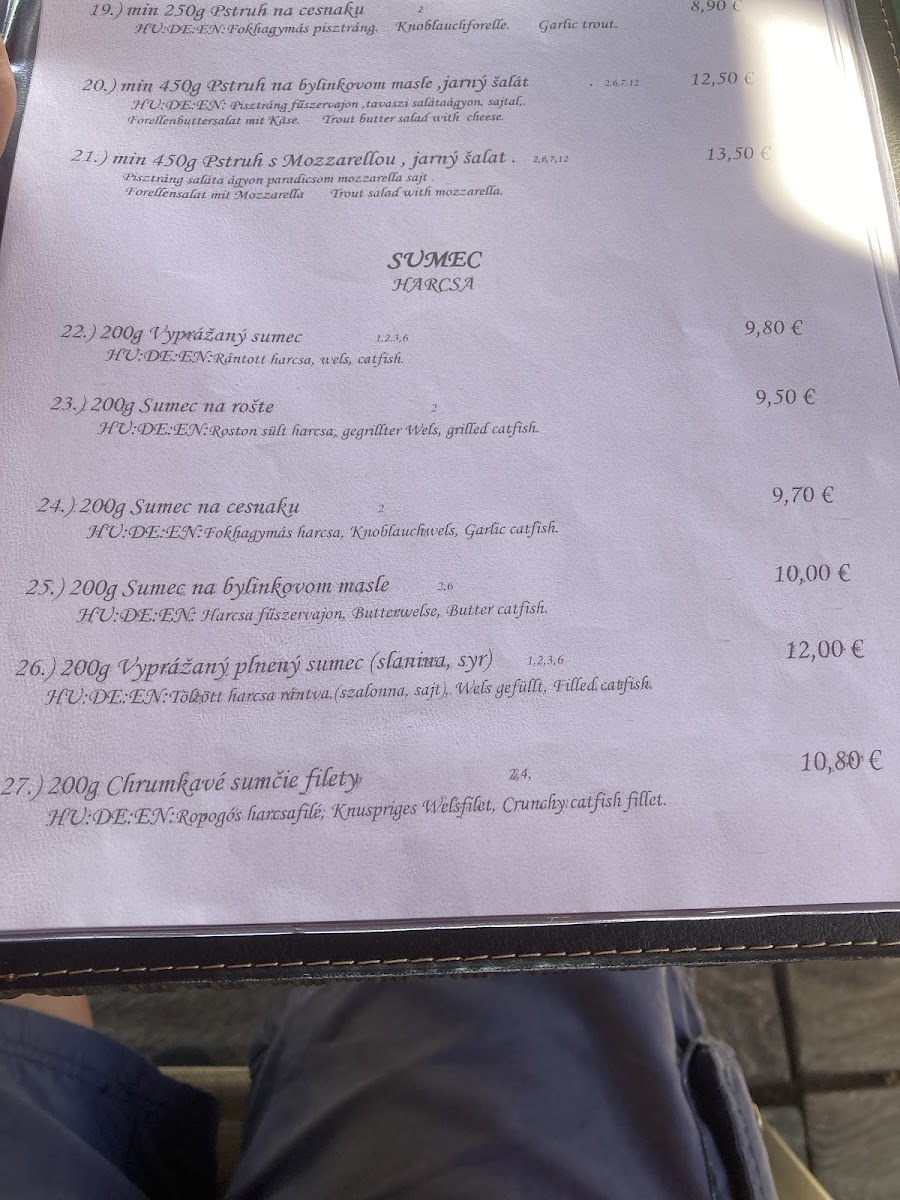 Menu Fish House Restaurant-1