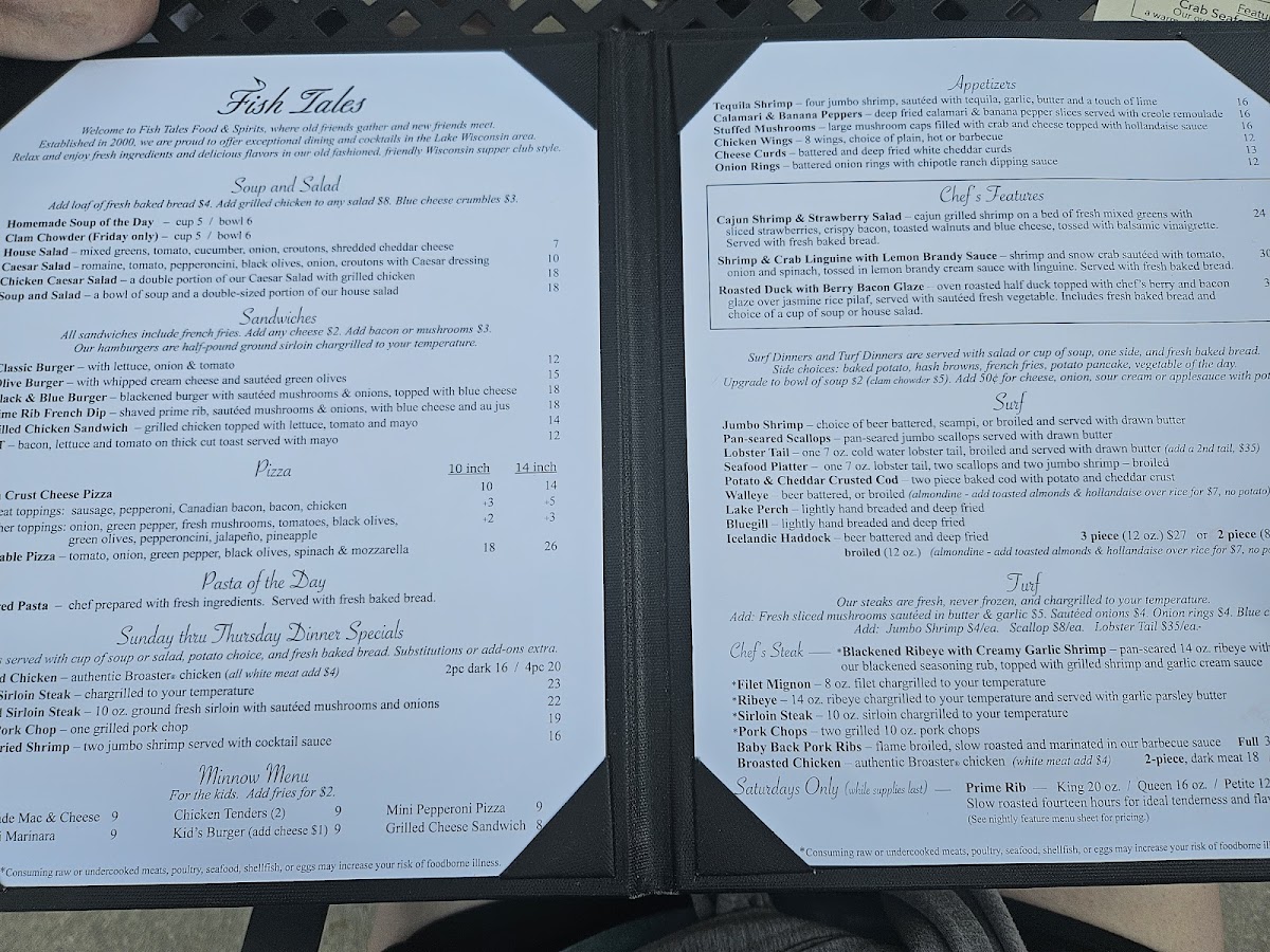Menu Fish Tales Restaurant-3
