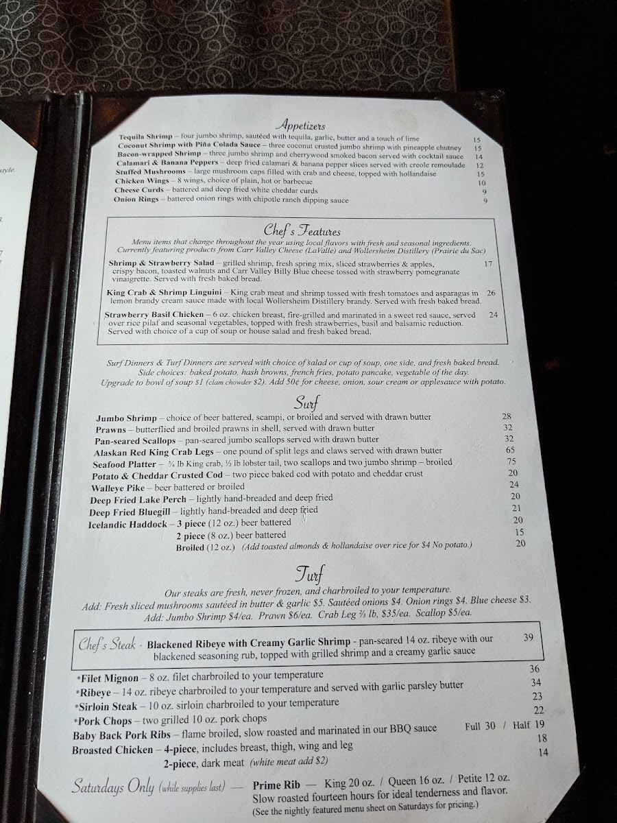 Menu Fish Tales Restaurant-6