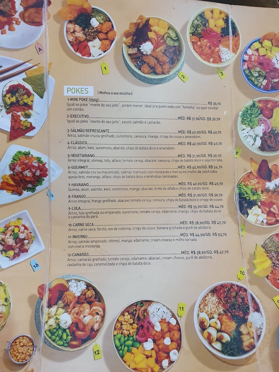 Menu Fishbowl Poke Sushi Pinheiros-7