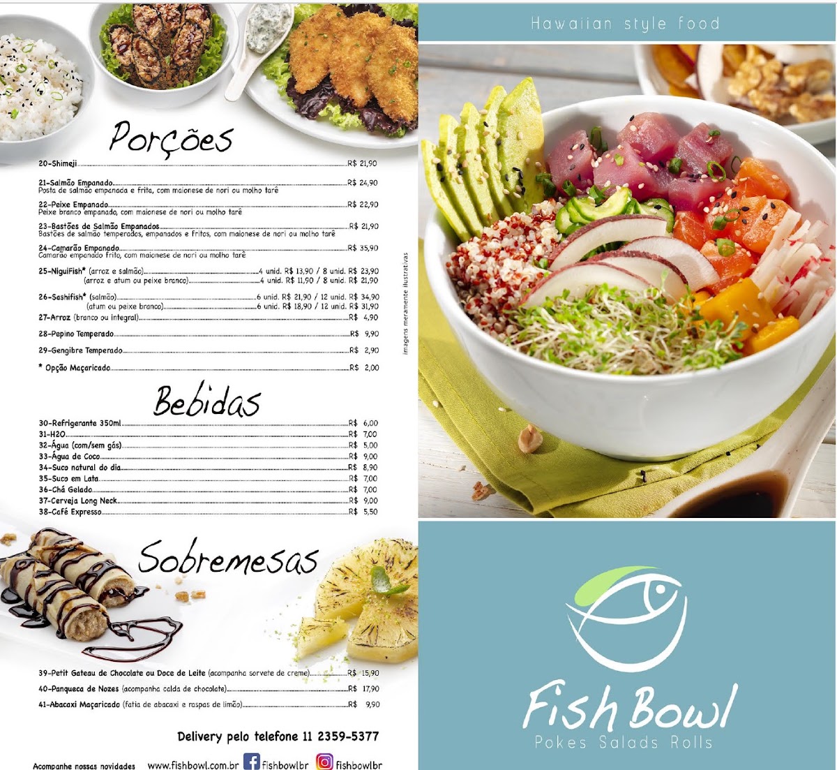 Menu Fishbowl Poke Sushi Pinheiros-9