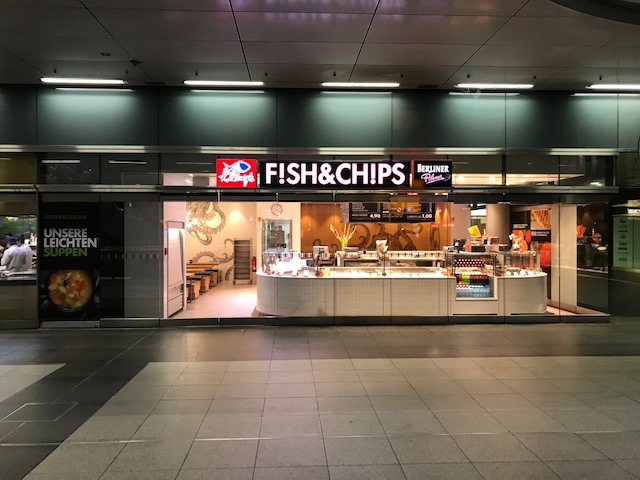 Fish&chips Hauptbahnhof Berlin