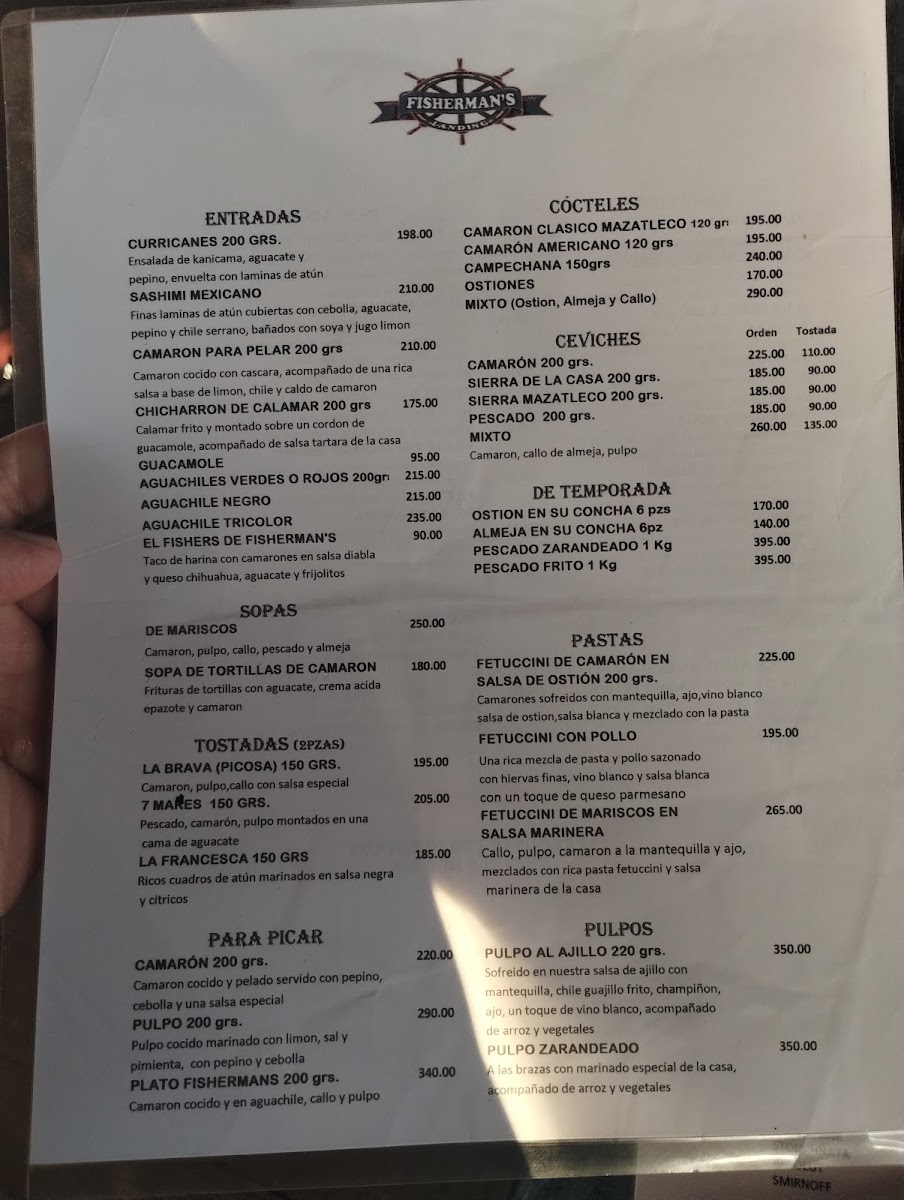 Menu Fishermans Mazatlan-4