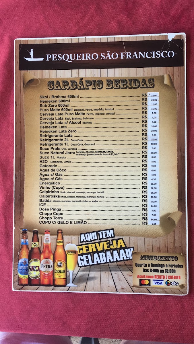 Menu Fishing Sao Francisco-1