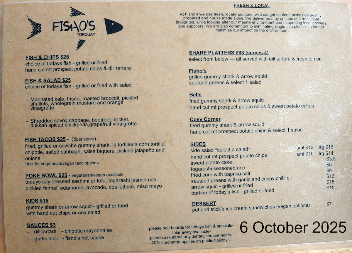 Menu Fishos Torquay-1