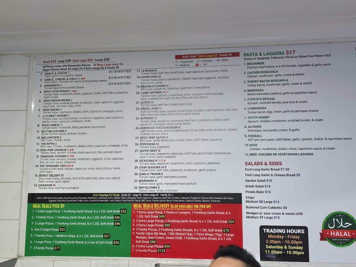 Menu Fiusion Pizza & More Liverpool-1
