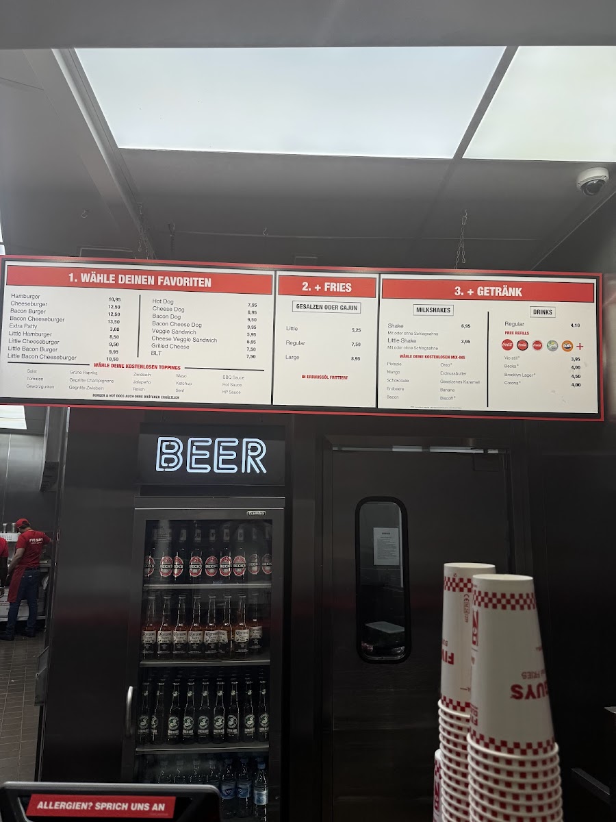Menu Five Guys Burgers And Fries Berlin Potsdamer Platz-8