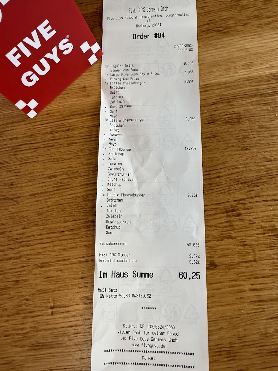 Menu Five Guys Burgers And Fries Hamburg Jungfernstieg-10