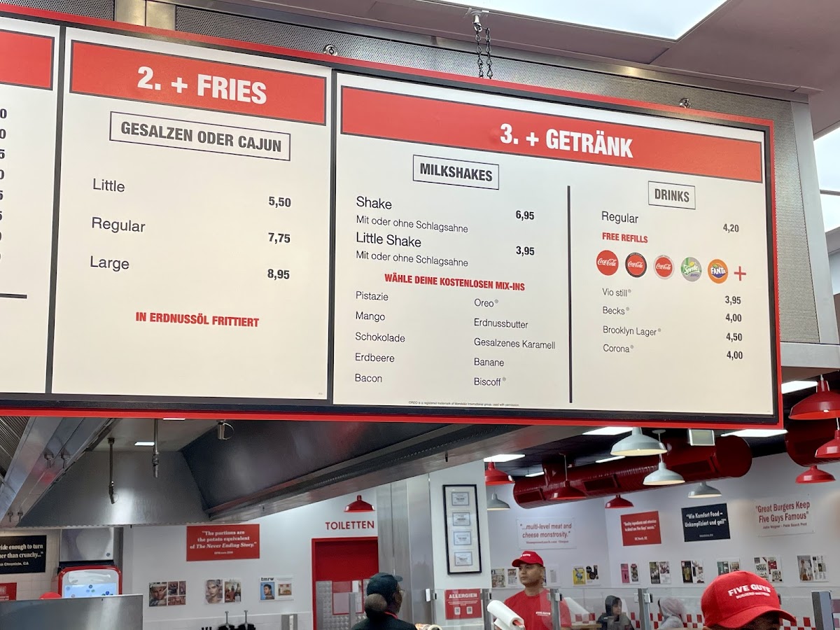 Menu Five Guys Burgers And Fries Hamburg Jungfernstieg-7