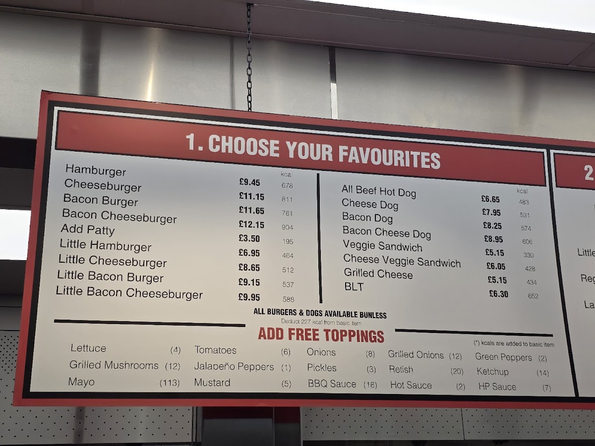 Menu Five Guys Burgers And Fries Trafford Centre-1