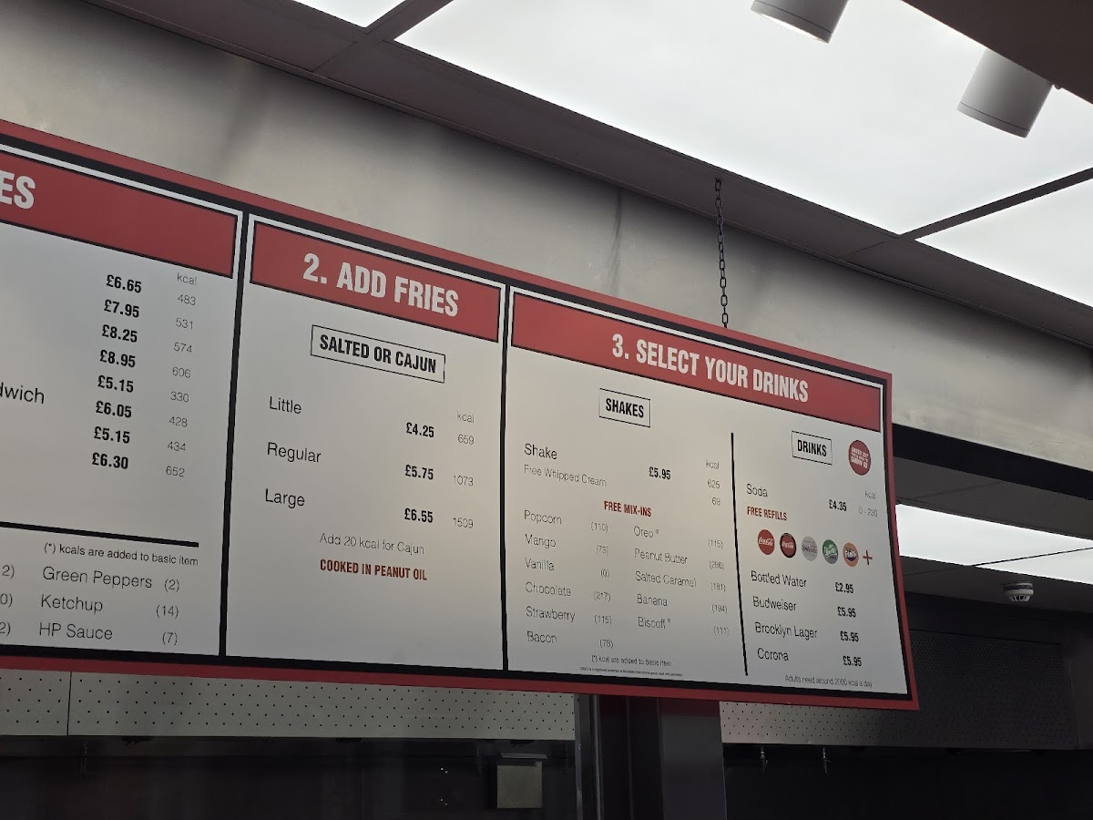 Menu Five Guys Burgers And Fries Trafford Centre-2