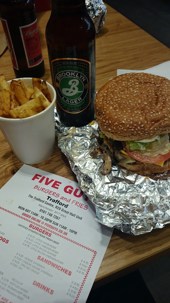 Menu Five Guys Burgers And Fries Trafford Centre-7
