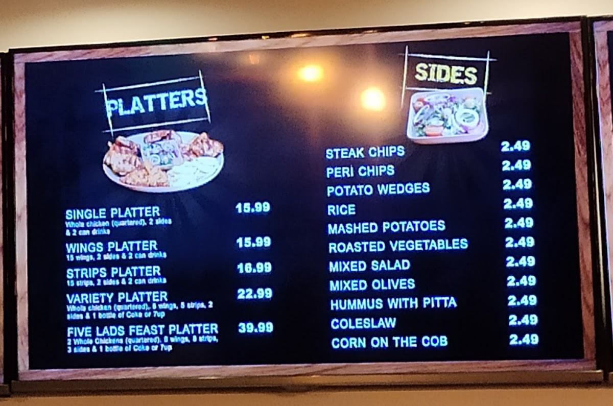 Menu Five Lads-6