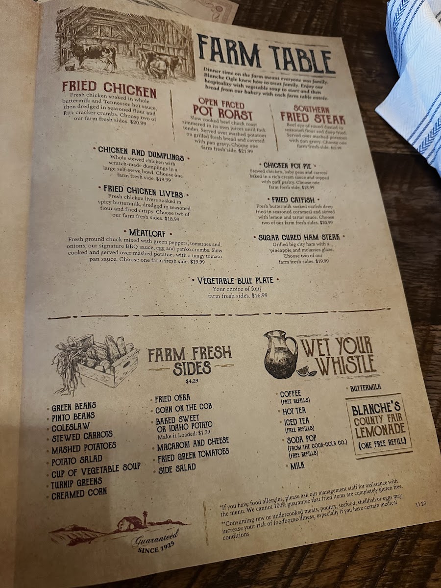 Menu Five Oaks Farm Kitchen-8