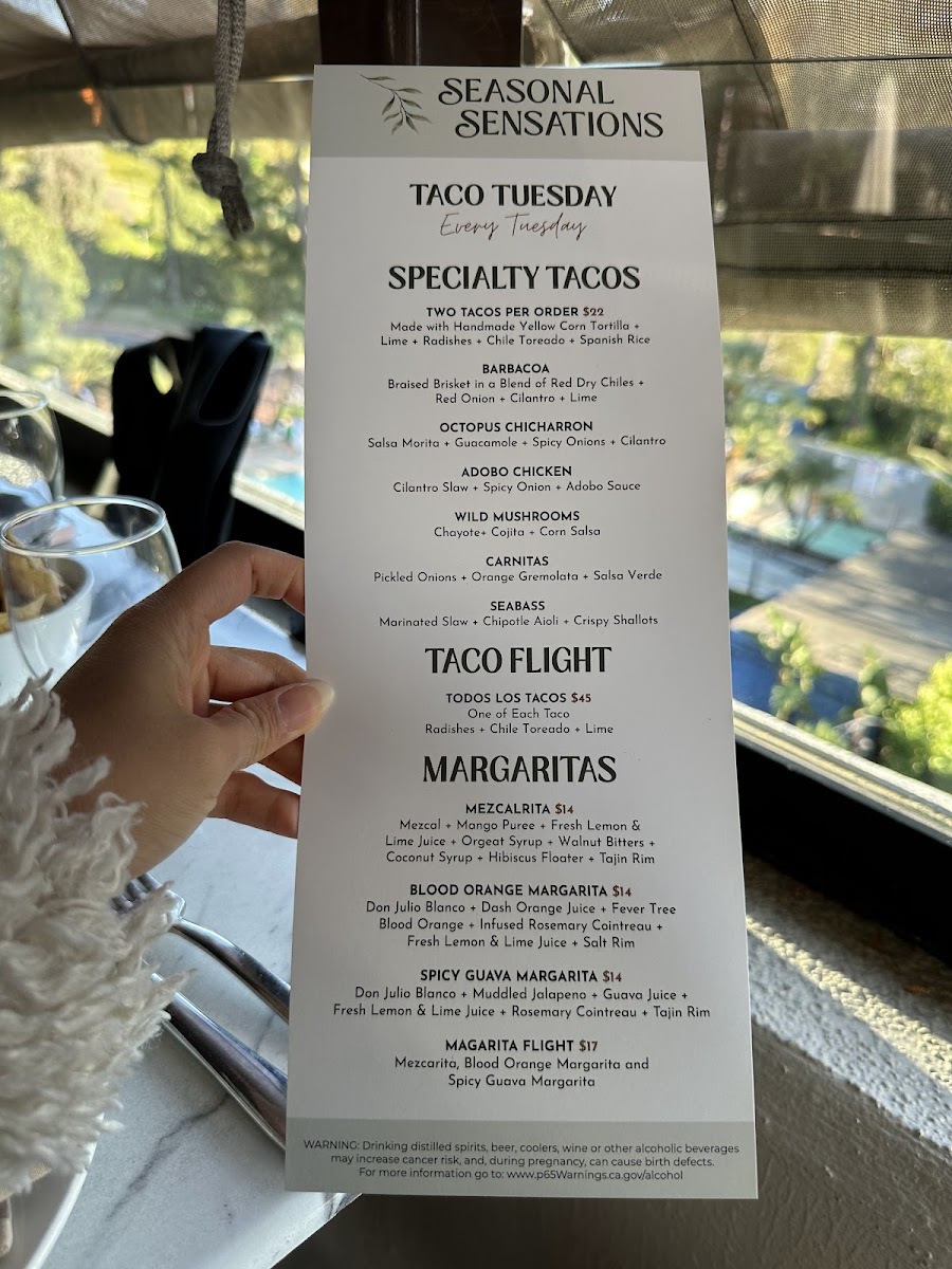 Menu Five On The Hill-9