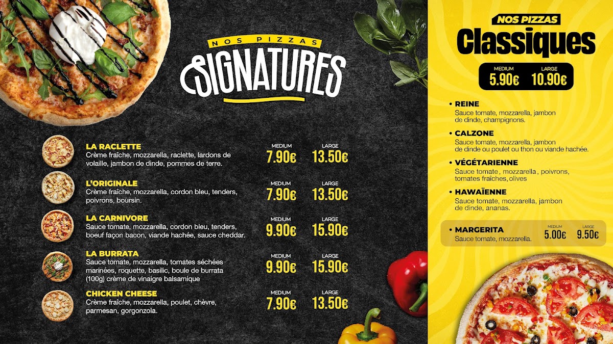 Menu Five Pizza Original - Bobigny-4