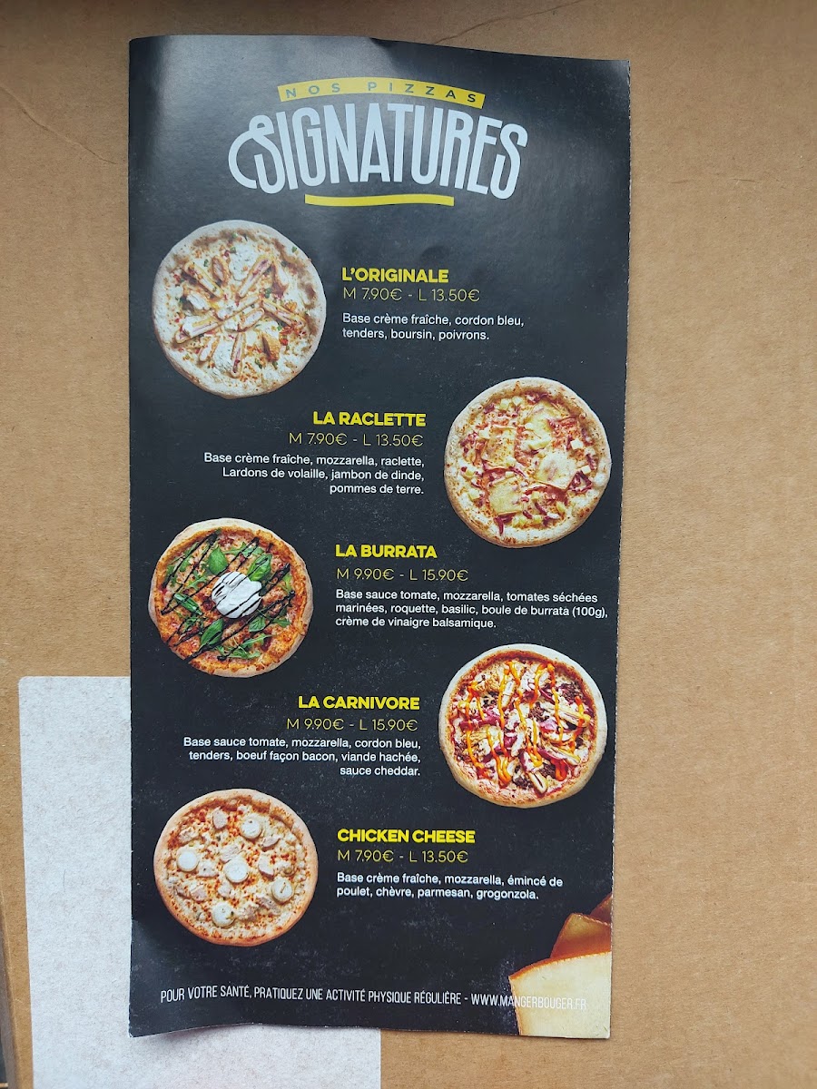 Menu Five Pizza Original - Colombes-6