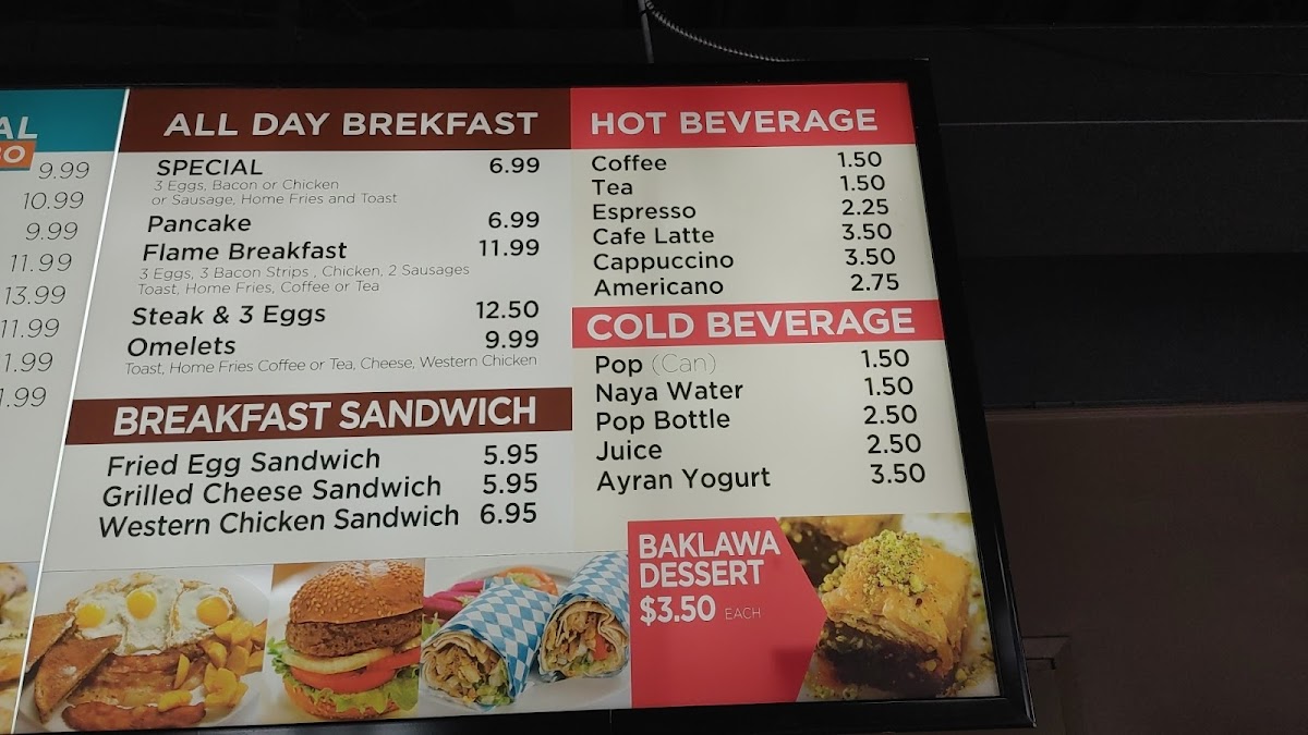 Menu Flame Shawarma And Grill-2