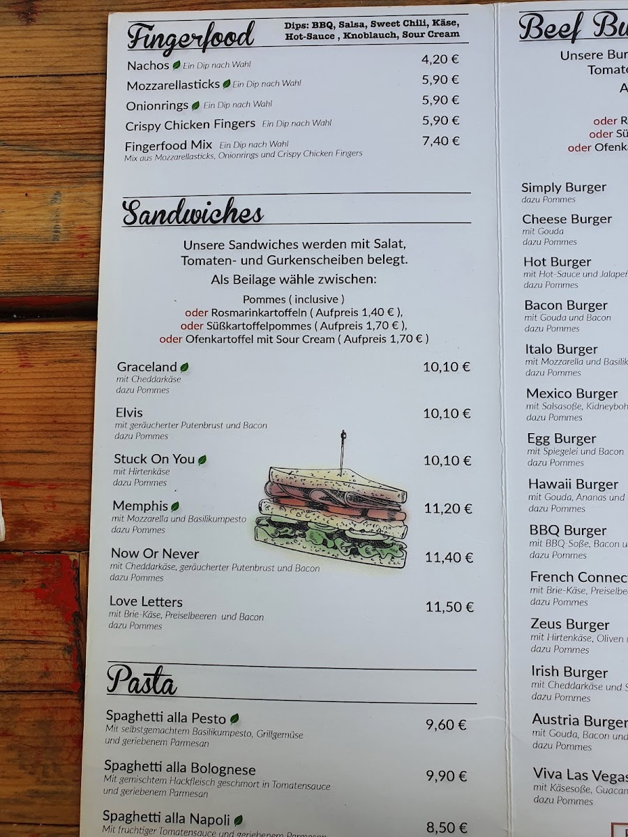 Menu Flaming Star Im Pfalzgraf-10