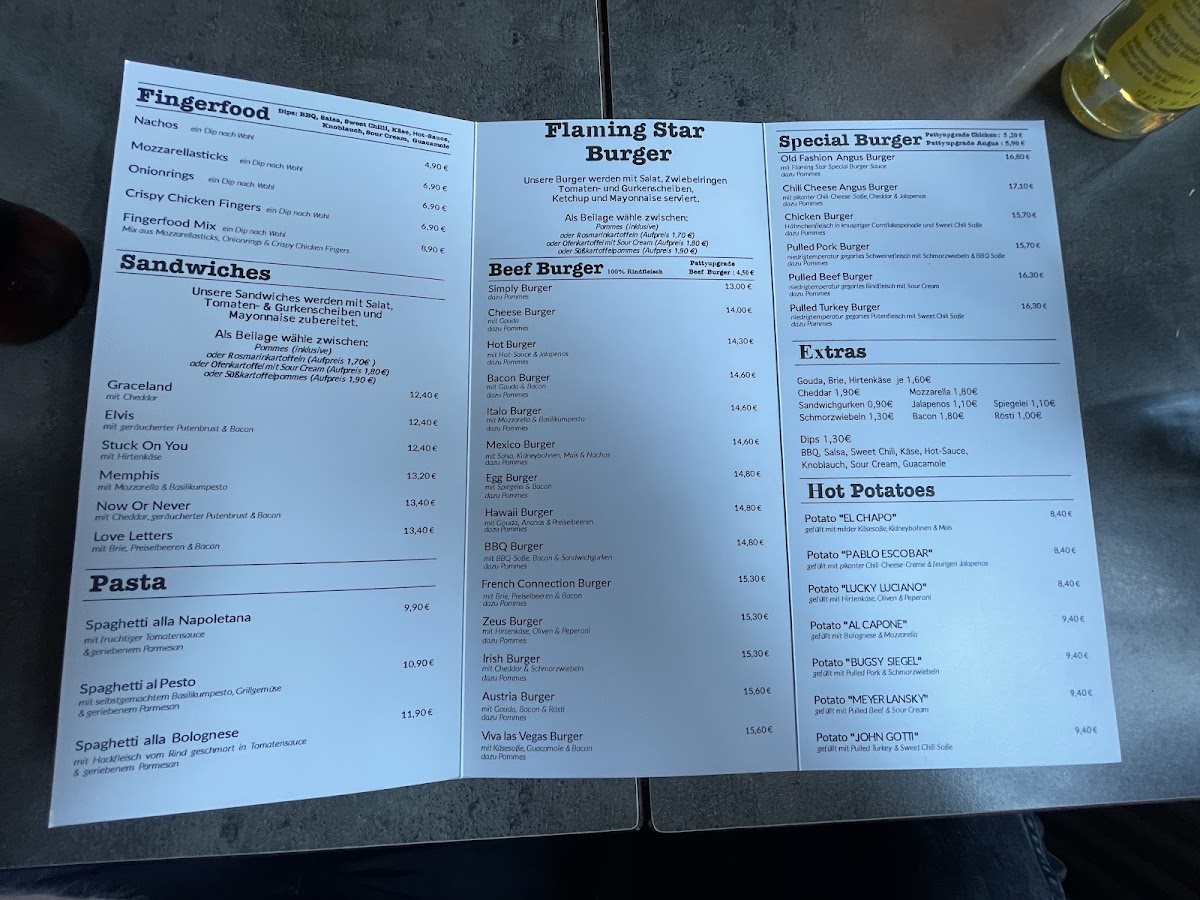 Menu Flaming Star Im Pfalzgraf-5