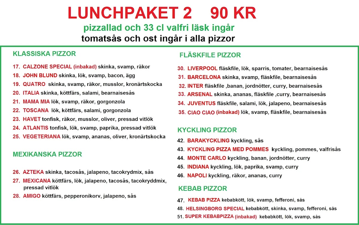 Menu Flamma-3