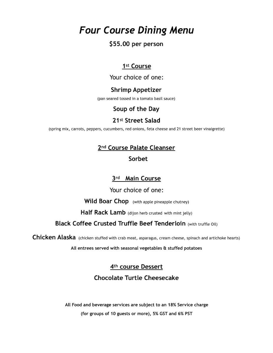 Menu Flanagan's Steakhouse-10