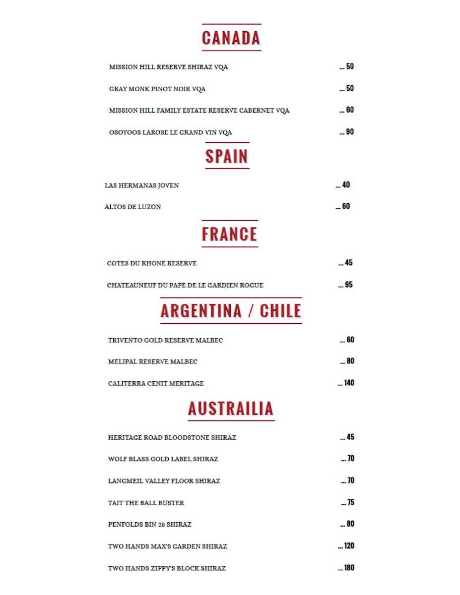 Menu Flanagan's Steakhouse-8