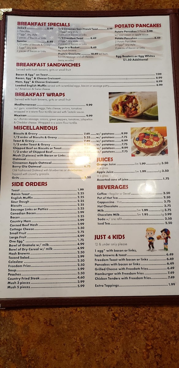 Menu Flap-Jack's Pancake House-10