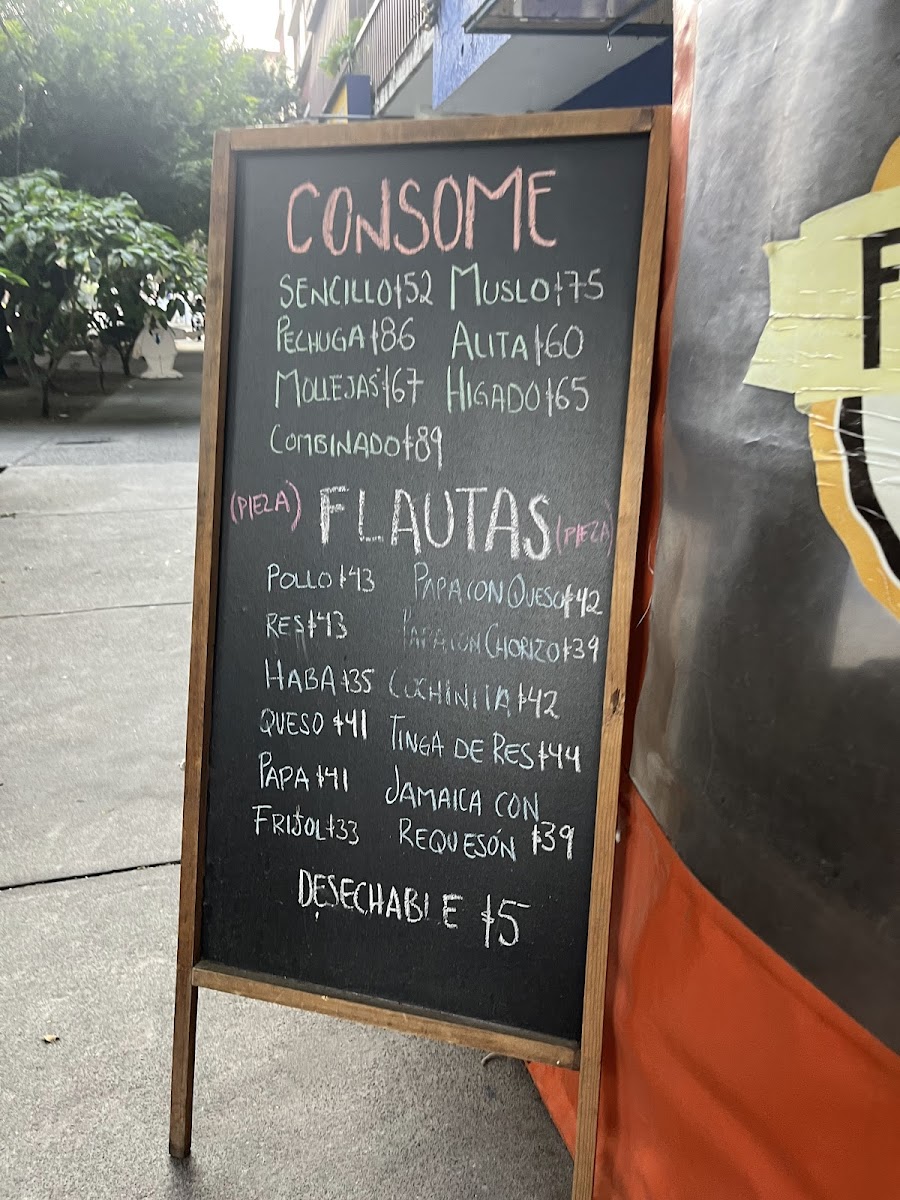 Menu Flautas Vértiz Original Narvarte-8
