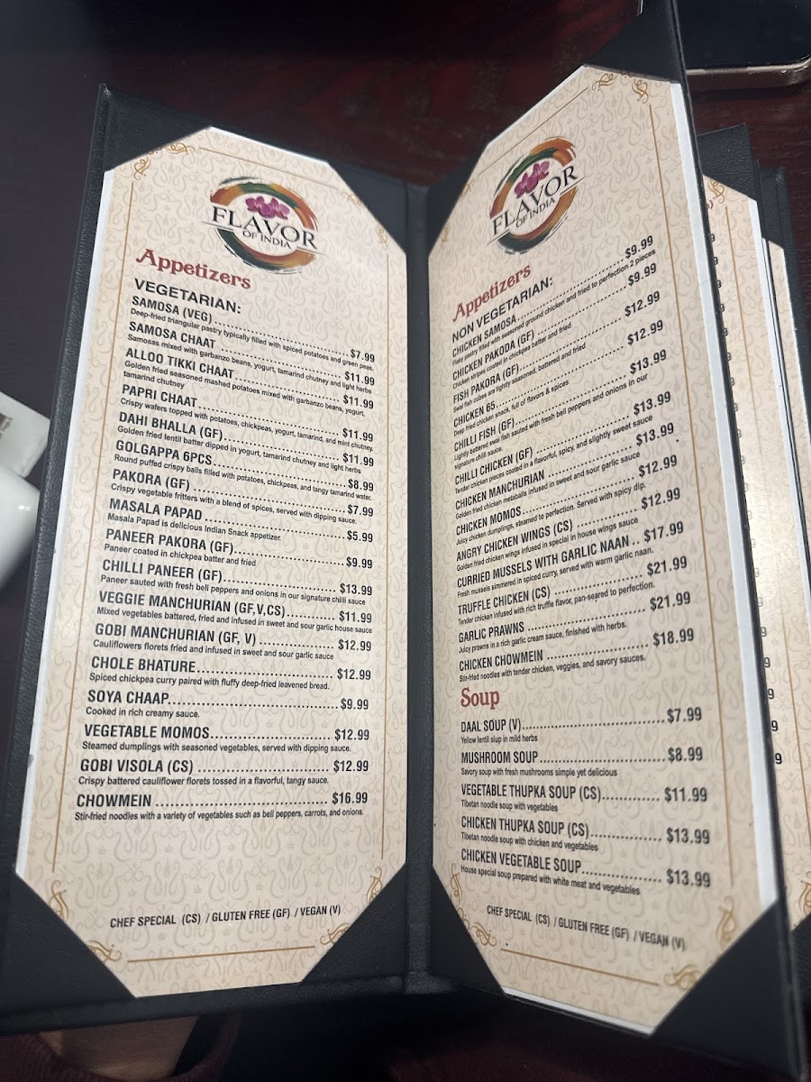 Menu Flavor Of India Authentic Indian Cuisine-8