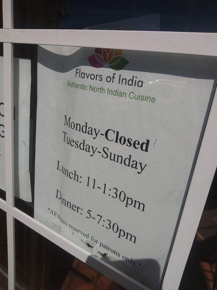 Menu Flavors Of India-10